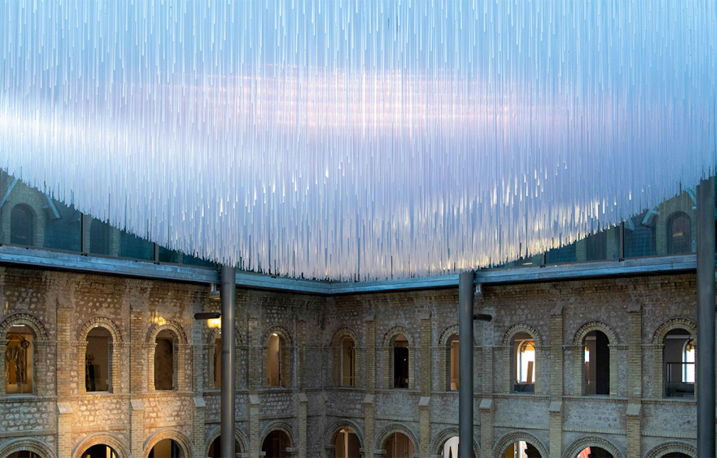 Le plafond du cloître des Franciscaines