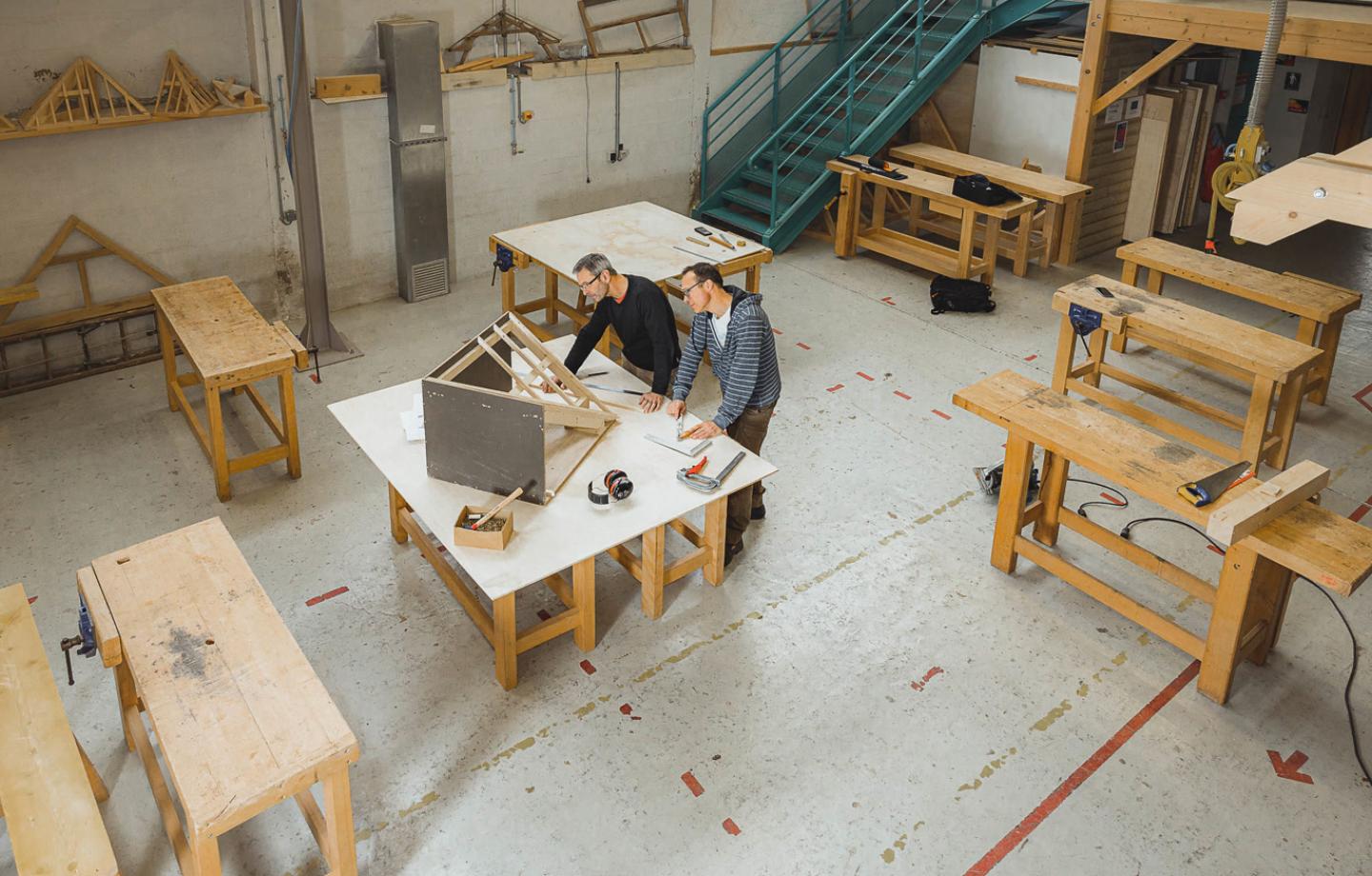 Guillaume Audirac et son formateur