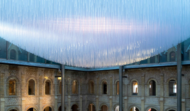 Le plafond du cloître des Franciscaines