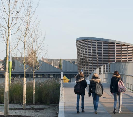 3 lycéens vont en cours