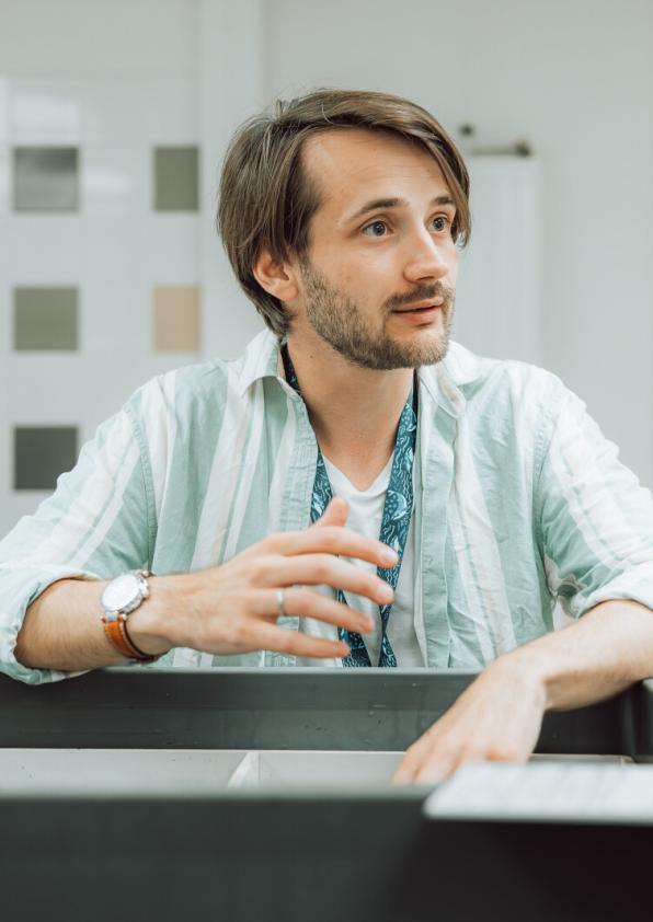 Bastien Lemaire, projet OCEANIC_Photo Pierre Galliot/Région Normandie